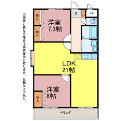 ウィンフィールド曙の物件間取画像